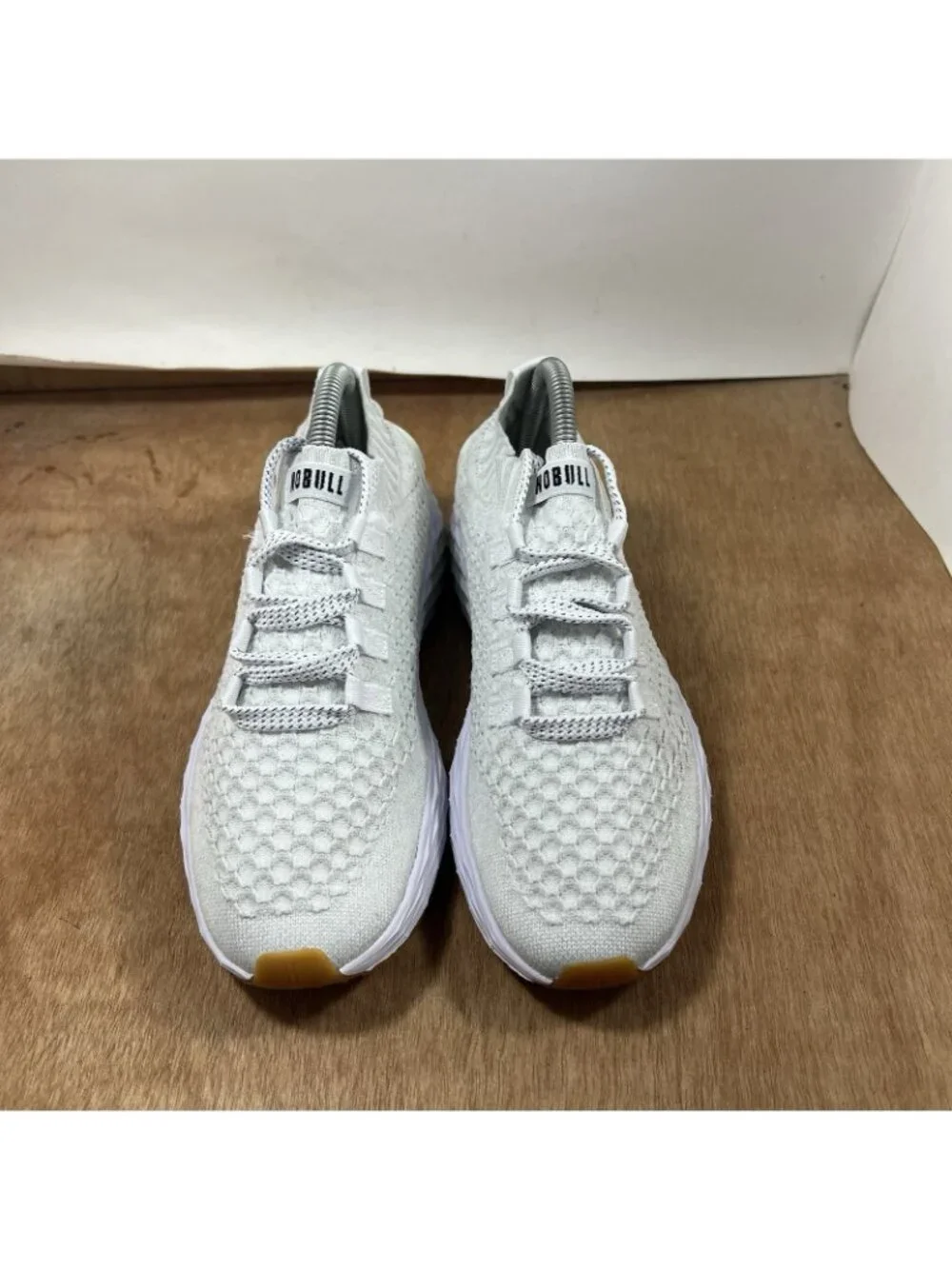 NO BULL Women Size 8 White SuperFabric Trainers Running Shoes